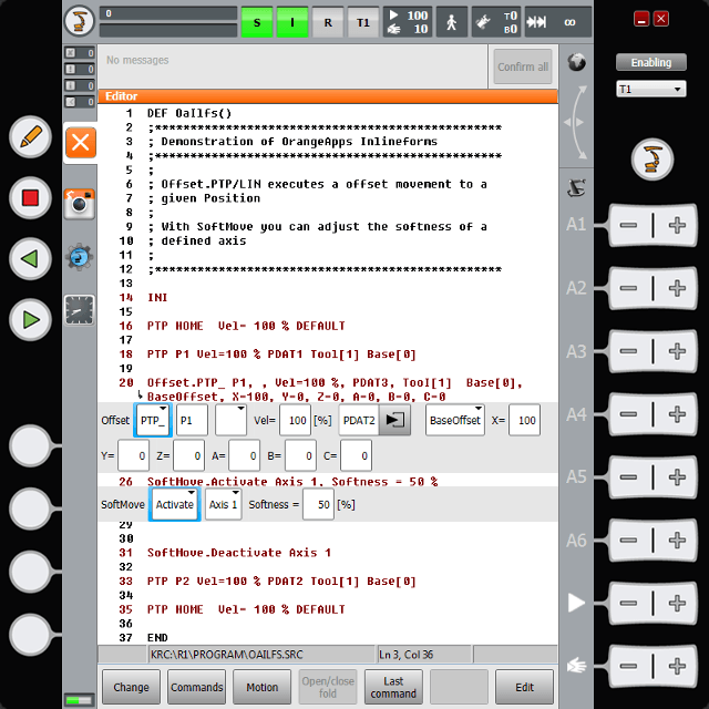 Inline forms